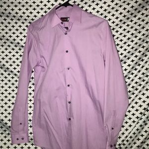 Lavender Men Dress Shirt